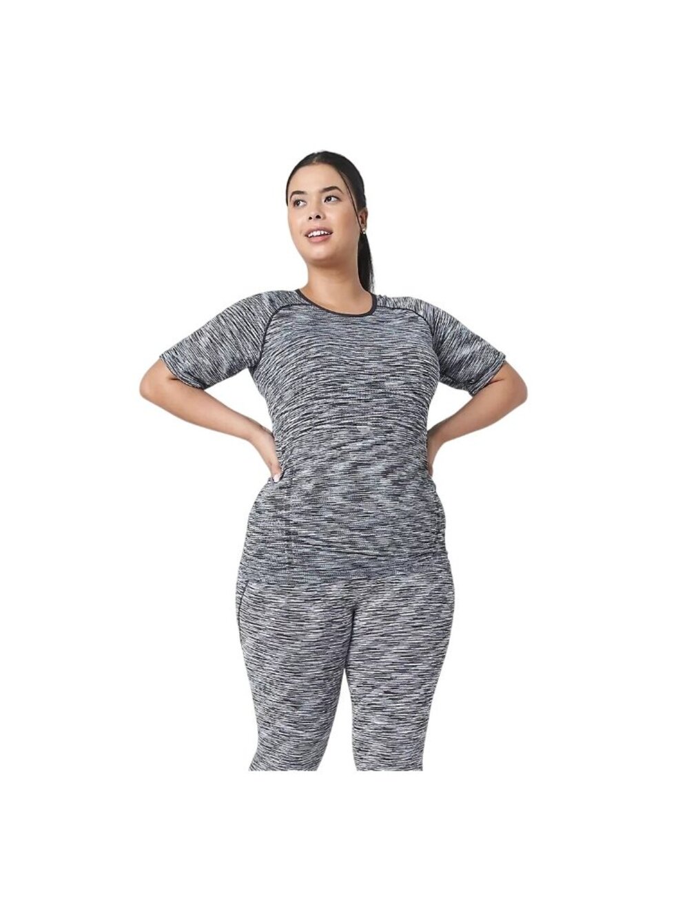 LIVI For Lane Bryant Athletic Top Plus Size 22/24 Short Sleeve Athleisure NEW